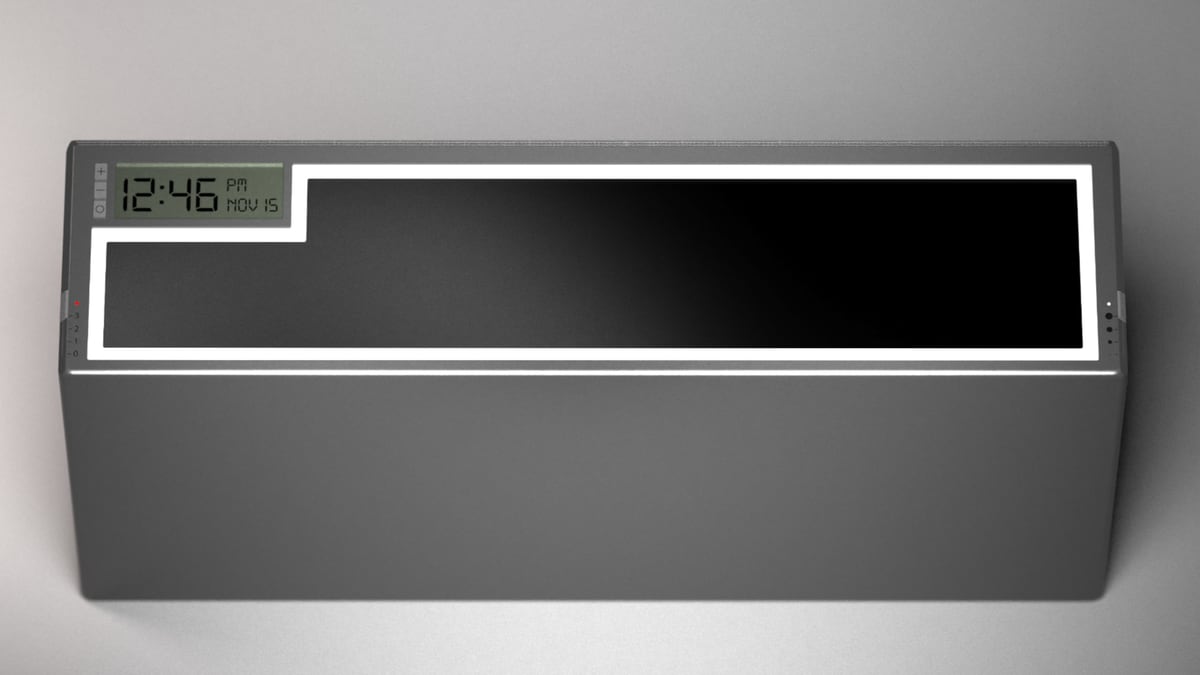 Front view of Airo with fixed highlight on grey gradient